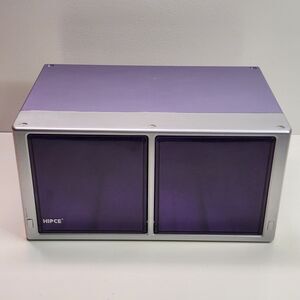 HIPCE CDB-160 One Touch CD/DVD Storage Box Purple Slide Out Storage Case